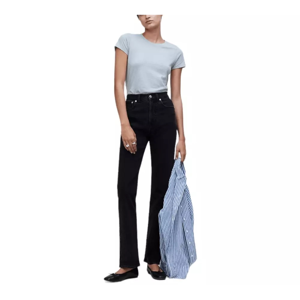 Madewell The '90s' Straight Black Denim Jean Size 27 - NWT